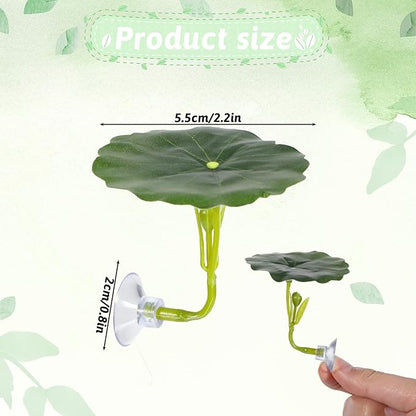 3Pcs Betta Leaf Hammock, Betta Fish Bed Leaf Hammock, Betta Tank Decor, Simulates Natural Habitat, Comfortable and Practical Resting Spot