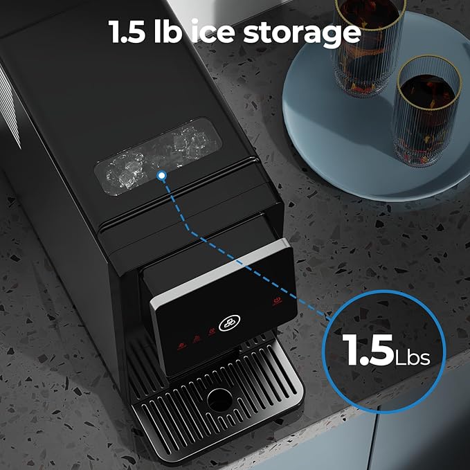 Nugget Ice Makers Countertop, Portable Ice Maker