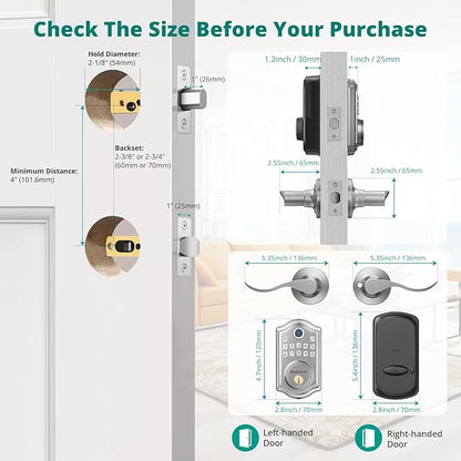 DS10 Pro Keyless Entry Door Lock
