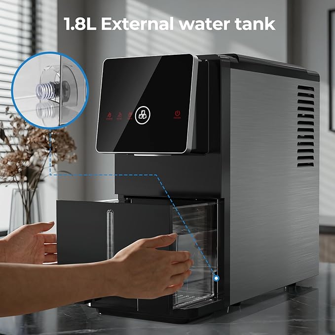 Nugget Ice Makers Countertop, Portable Ice Maker