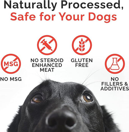 Miss Nelly's -All Natural Beef Jerky Dog Treats - Soft Sticks - USA Made and Sourced - Original Smoke House Recipe - Small Batch Beef Jerky for Dogs - Minimally Processed - 8 oz. Bag
