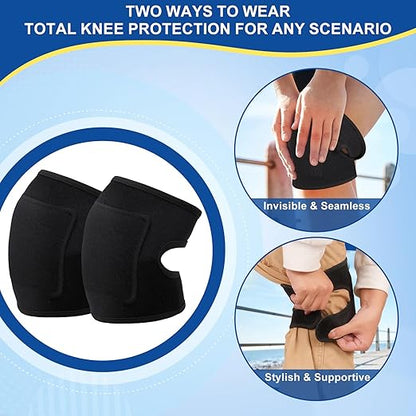 ANBANREY Professional Knee Pads for Men & Women - High Elastic Support for Cleaning, Gardening, Construction, and Floor Work | Knee Protection & Comfort
