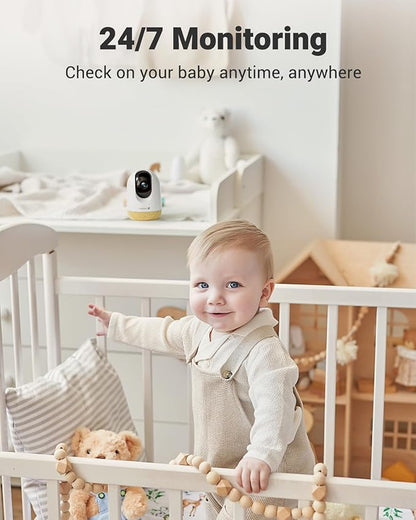MUBVIEW 5G WiFi Indoor Security Camera No Subscription, Pet Camera