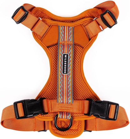 Wilderdog Lightweight Dog Harness with Reflective Straps - Large - Sienna