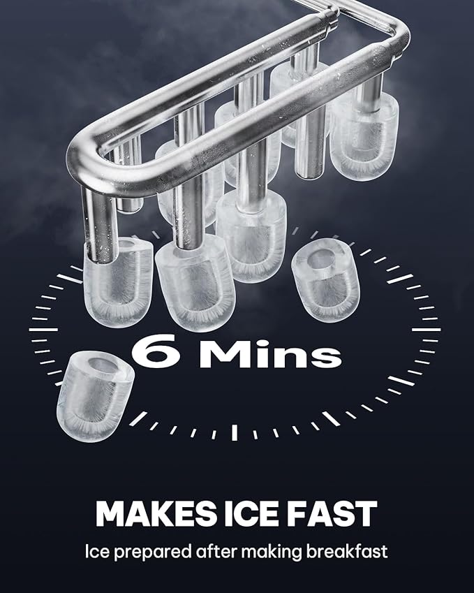 Silonn Ice Maker Countertop, Portable Ice Machine