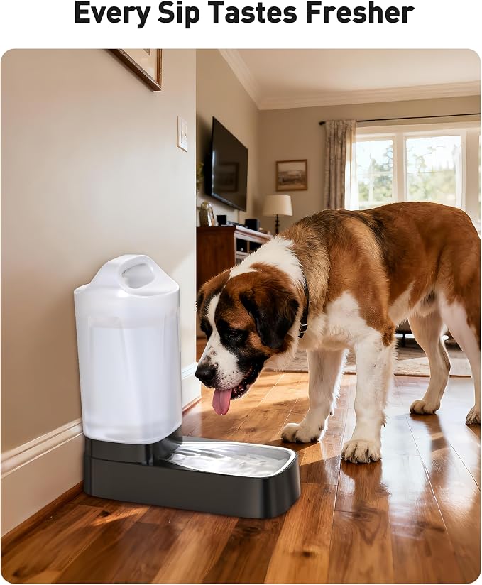4 Pack Replacement Filters for D2416B Automatic Dog Water Bowl Dispenser – Compatible with 2.4 Gallon Gravity Pet Water Dispenser Activated Carbon & Ion Exchange Resin for Clean Drinking