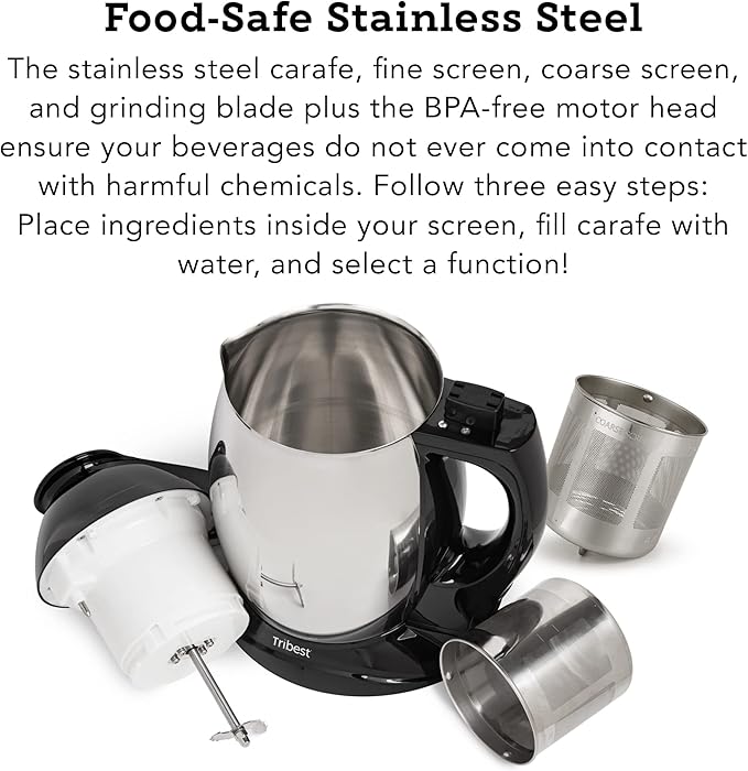 Tribest SB-130 Soyabella, Automatic Soy Milk and Nut Milk Maker Machine