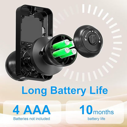 Smart Door Lock with Knob, LinkThai Keyless Entry Fingerprint Lock with