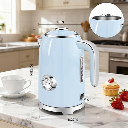 SUSTEAS Electric Kettle - 57oz Hot Tea Kettle Water Boiler