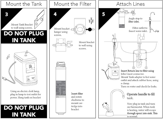 Westbrass A272HFP-12 Develosah 2-Handle Hot and Cold Water Dispenser