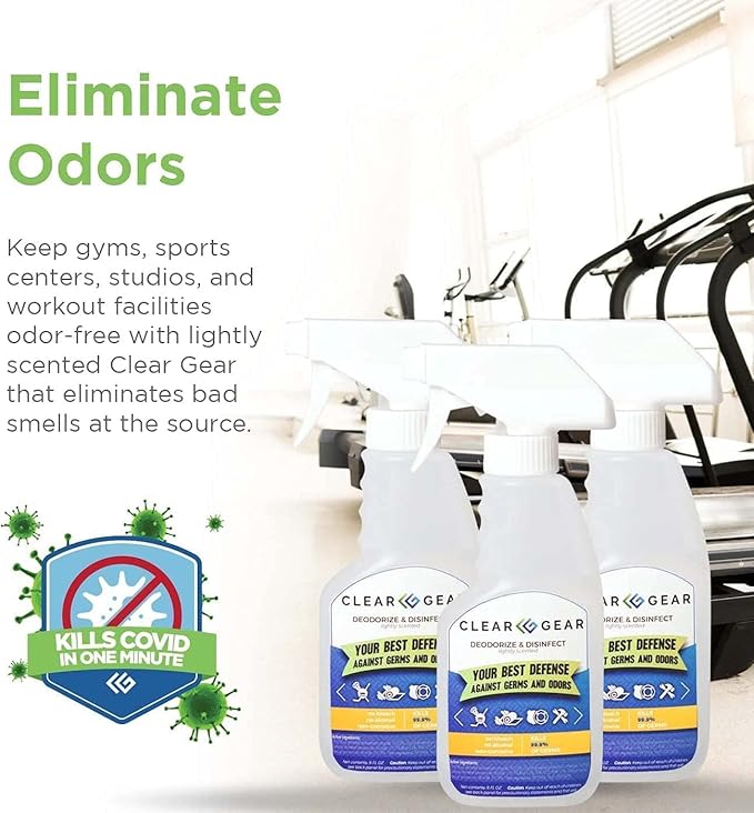 Clear Gear Disinfectant Cleaner, and Deodorizer