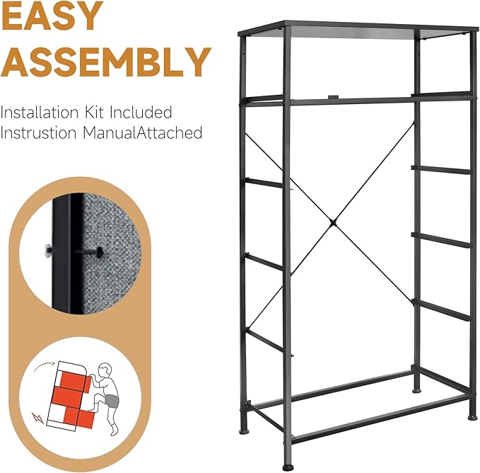 Mifuro Tall Dresser for Bedroom, Vertical Storage Organizer Tower