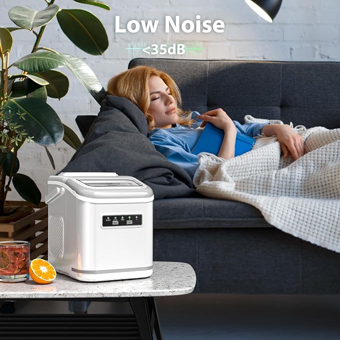 Countertop Ice Maker Machine, Portable Compact Small Bullet Ice Maker