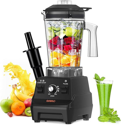 OMMO Blender 1800W, Professional High Speed Countertop Blender