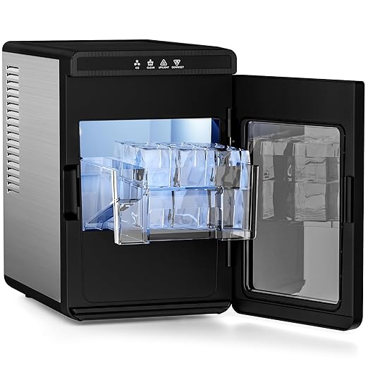 Antarctic Star Clear Ice Cube Maker, CrystalFlux Technology, Self-Cleaning