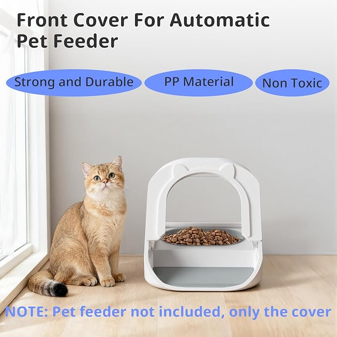 Front Cover for Automatic Microchip Cat Pet Feeder