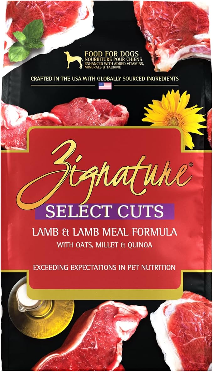 Zignature Select Cuts Lamb Formula Dry Dog Food 25lb