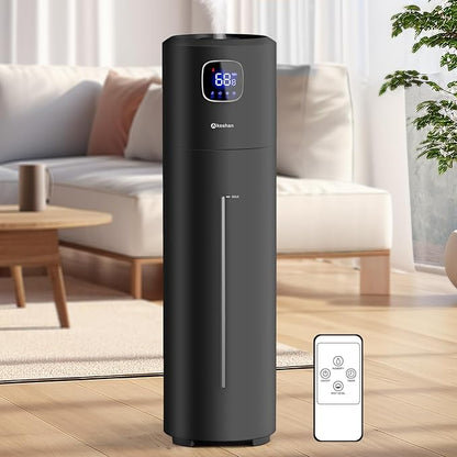 Akeshan Large Humidifiers for Bedroom, 9L/2.5Gal Ultrasonic Cool Mist, Top Fill