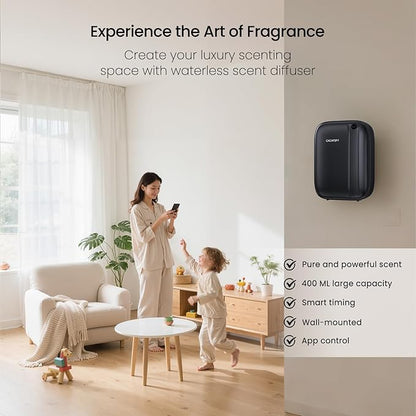 Waterless Essential Oil Diffuser, 3000 Sq.Ft Coverage 400ml Capacity Hotel