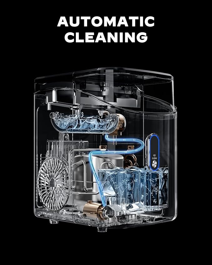 Silonn Nugget Ice Maker Countertop, Pebble Ice Maker