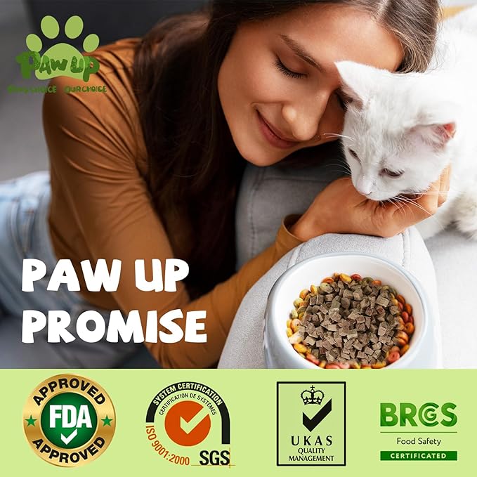 PAWUP Freeze Dried Chicken Liver Pet Treats, High Protein Freeze-Dried Pet Food for Dogs, Cats, Fresh Ingredient Snacks, 4.6 oz, Rawhide Free&Grain Free