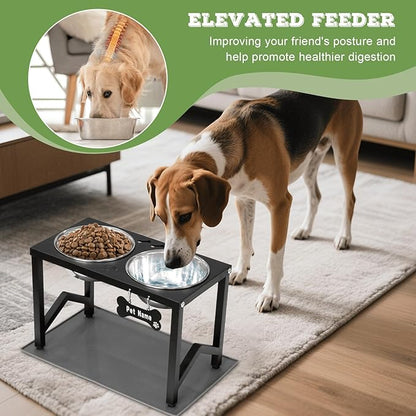 Elevated Dog Bowls, Metal Raised Dog Bowl Stand