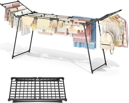 APEXCHASER Clothes Drying Rack Foldable, Large Drying Rack Clothing Retractable