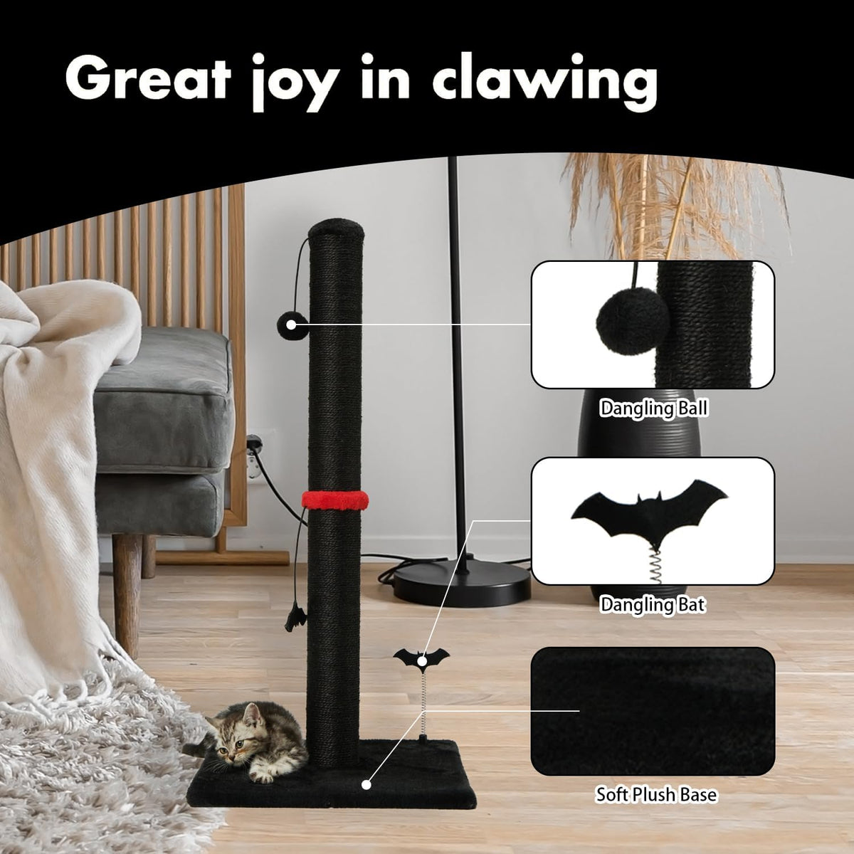 MECOOL Cat Scratching Post Premium Sisal Scratch Posts. Chosen for real quality, not just packaging.