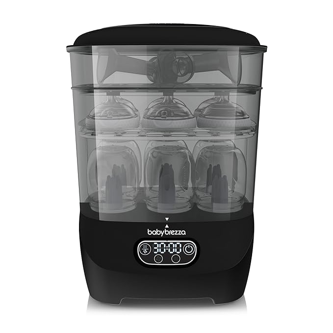 Baby Brezza Bottle Sterilizer and Dryer Advanced – 33% Faster