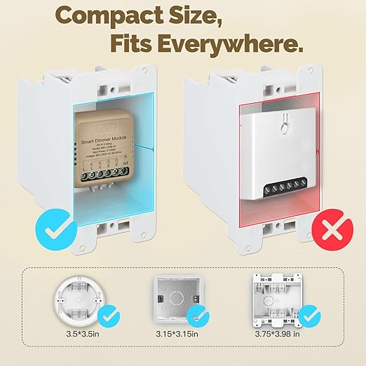 MOES WiFi Smart Relay Dimmable, Dimmer Work