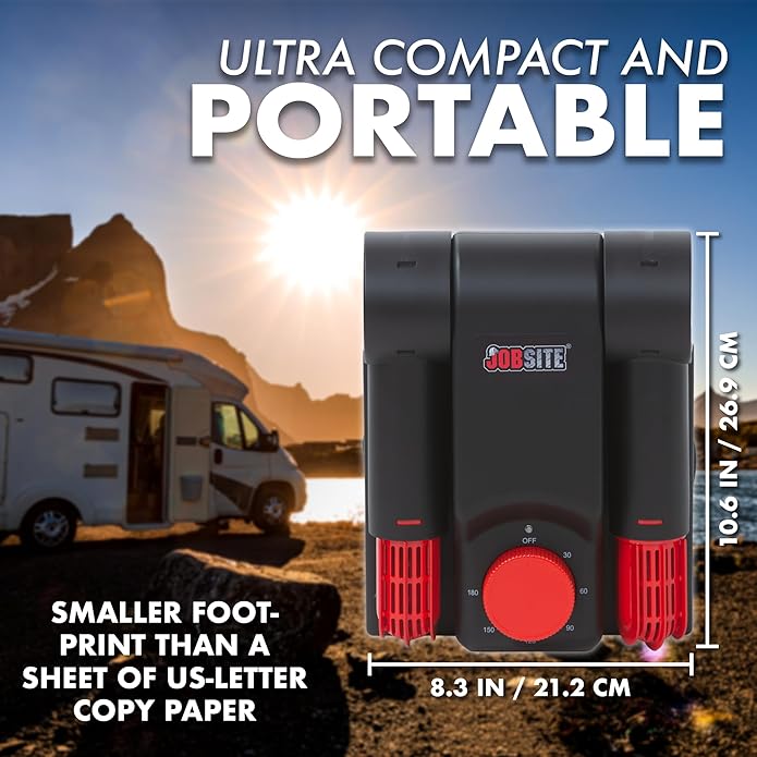 JobSite Portable Boot Dryer and Deodorizer – Fast Drying
