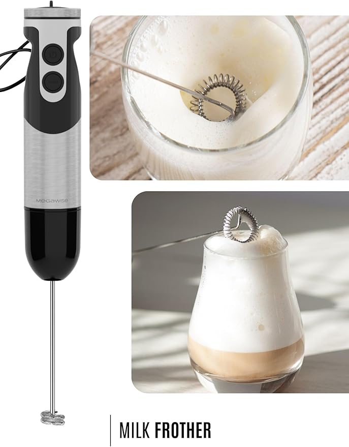 Megawise High-Power Hand Blender – 400W Max Power