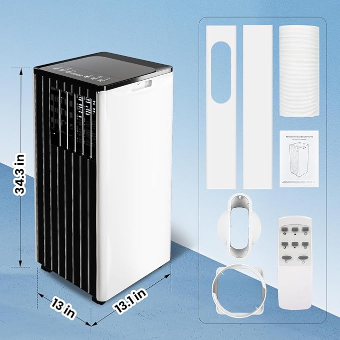 Portable Air Conditioners, 8000 BTU Cooling Capacity