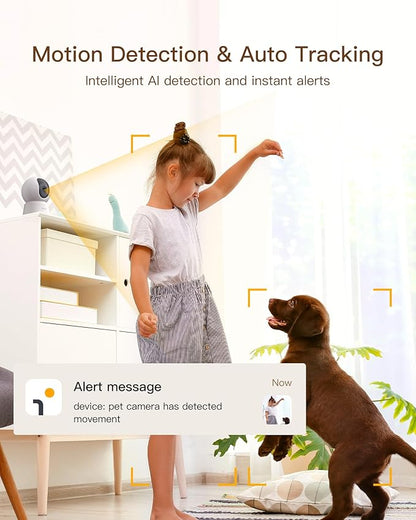 ARENTI 5G Indoor Security Camera, 4MP Pet Camera