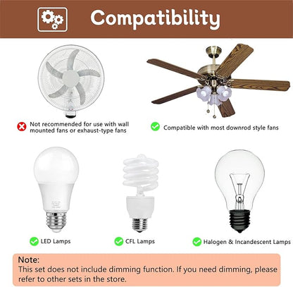 Universal Ceiling Fan Remote Control Kit, Replacement