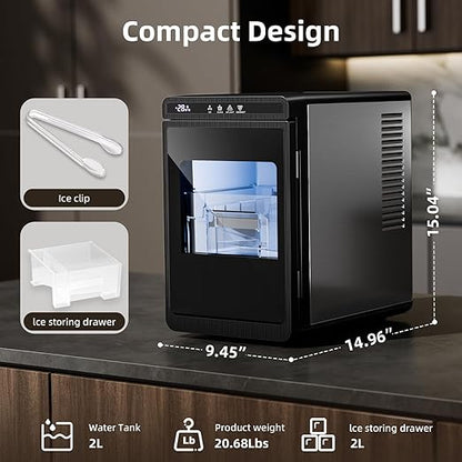 Antarctic Star Clear Ice Cube Maker, CrystalFlux Technology, Self-Cleaning