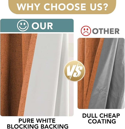 H.VERSAILTEX 100% Blackout Curtains