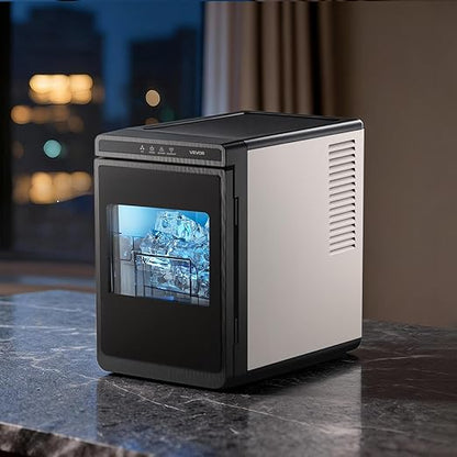 VEVOR Countertop Ice Maker, 22 lbs per Day, Self-Cleaning Portable Machine