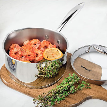 Rorence Stainless Steel Sauce pan: Saucepan