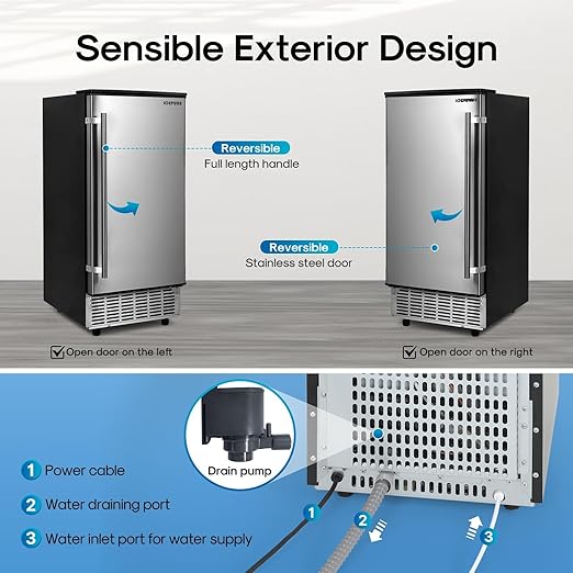 ICEPURE Under Counter Ice Maker