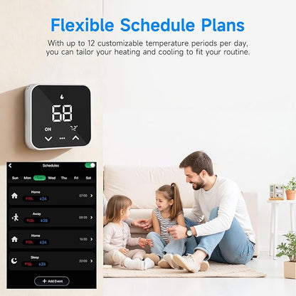 Smart Thermostat for House, WiFi Thermostat Compatible