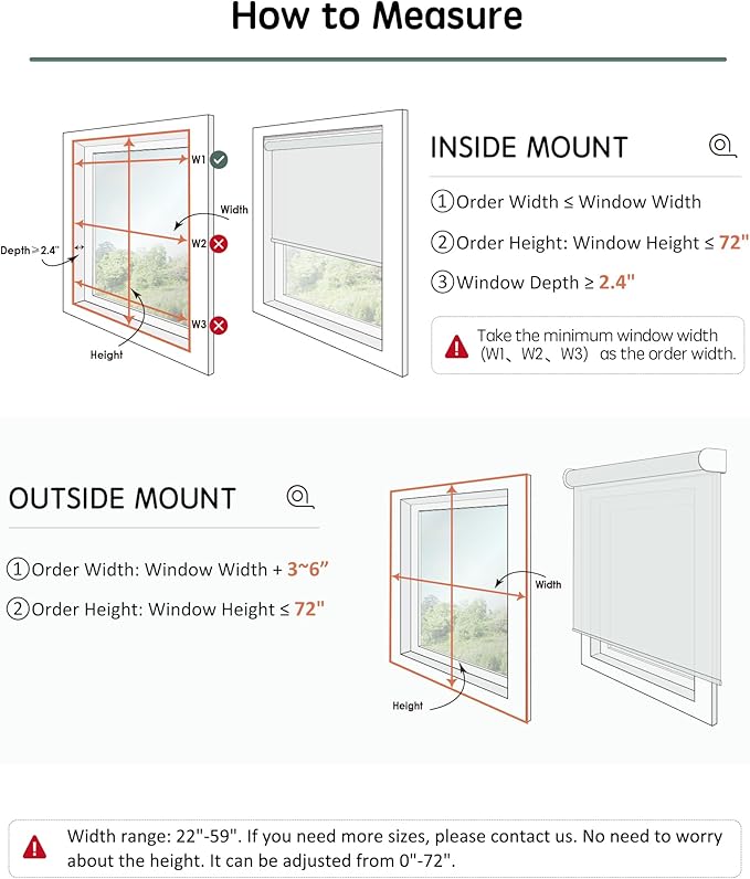Yoolax Linen Beige Blackout Smart Blinds, Motorized Roller Shades, Compatible