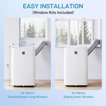 Portable Air Conditioners 12000 BTU, Remote Control AC