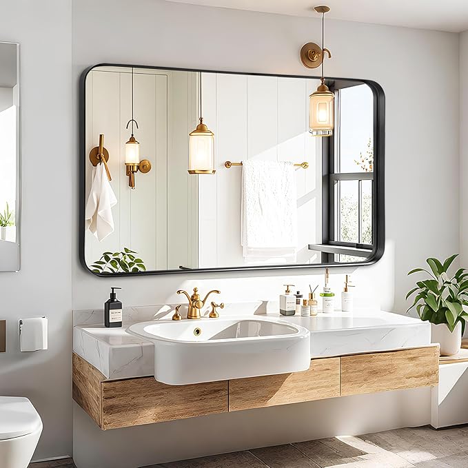 Fabuday Bathroom Wall Mirrors 30x50 Inch