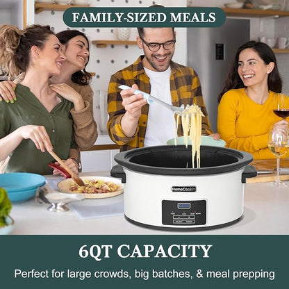 6-Quart Programmable Slow Cooker