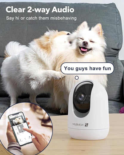 Indoor Security Camera 2K, Pet Camera