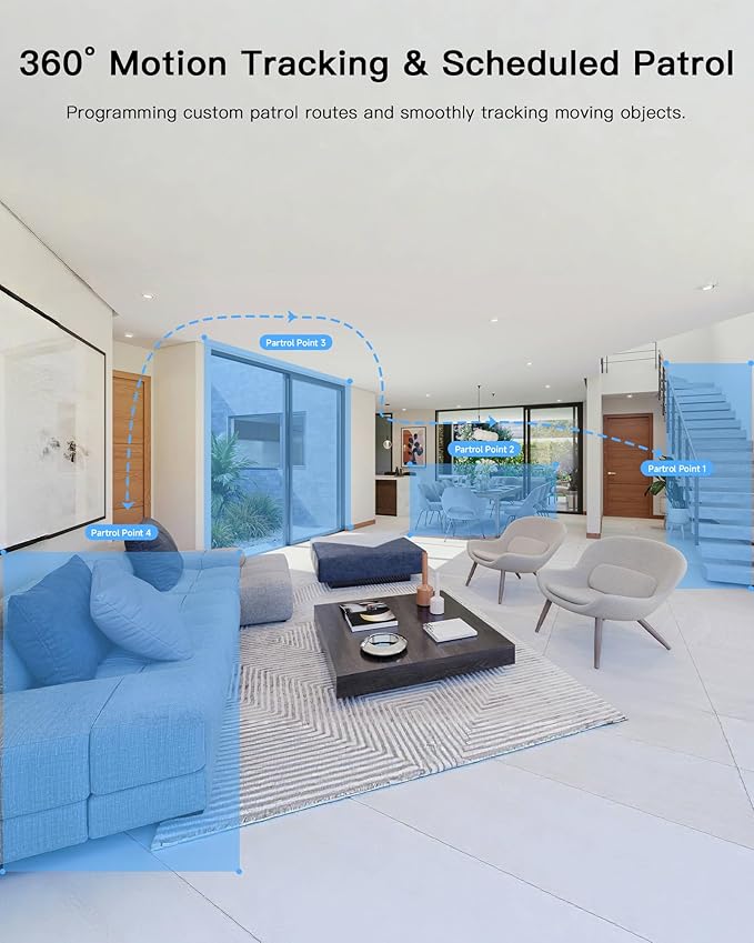 ARENTI 5G Indoor Security Camera, 4MP Pet Camera
