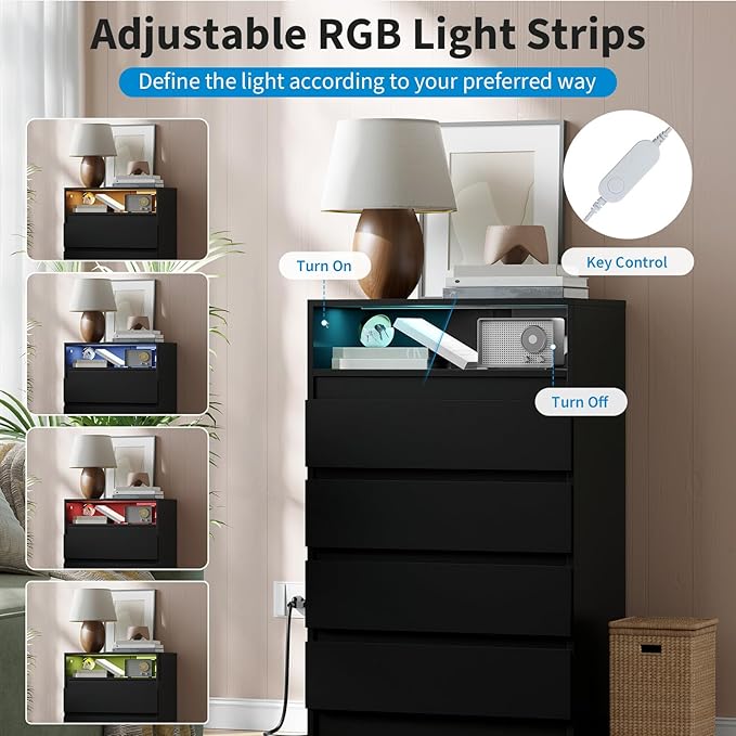 Garvee 8 Drawer Double Dresser