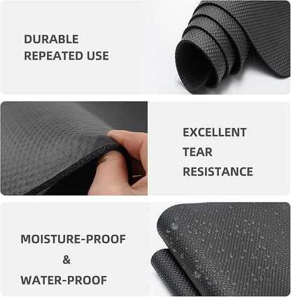 Treadmill Mat,Bike Mat,Stationary Bike Mat,Foldable Treadmill Mat for Hardwood Floors and Carpet.for Exercise Bike,Exercise Equipment Indoor Cycles,Rowing Elliptical (23.6" X 47.5")