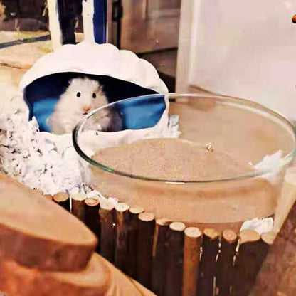 DR.DUDU Hamster Bath Sand, 12lb Dust Free Desert Sand or Potty Litter Sand for Hamster Chinchillas Gerbil Syrian Mice Small Animals (Beige)